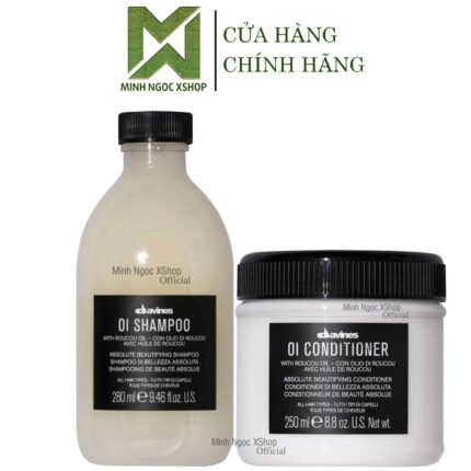Dầu gội xả hoàn mỹ cho mọi loại tóc Davines Oi 280ML + 250ML
