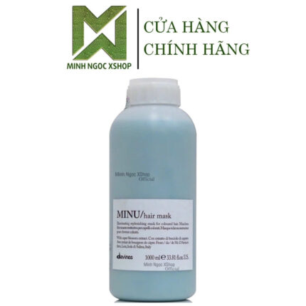 Kem ủ tóc bảo vệ và tạo bóng dành cho tóc nhuộm Davines Minu Hair Mask 1000ML